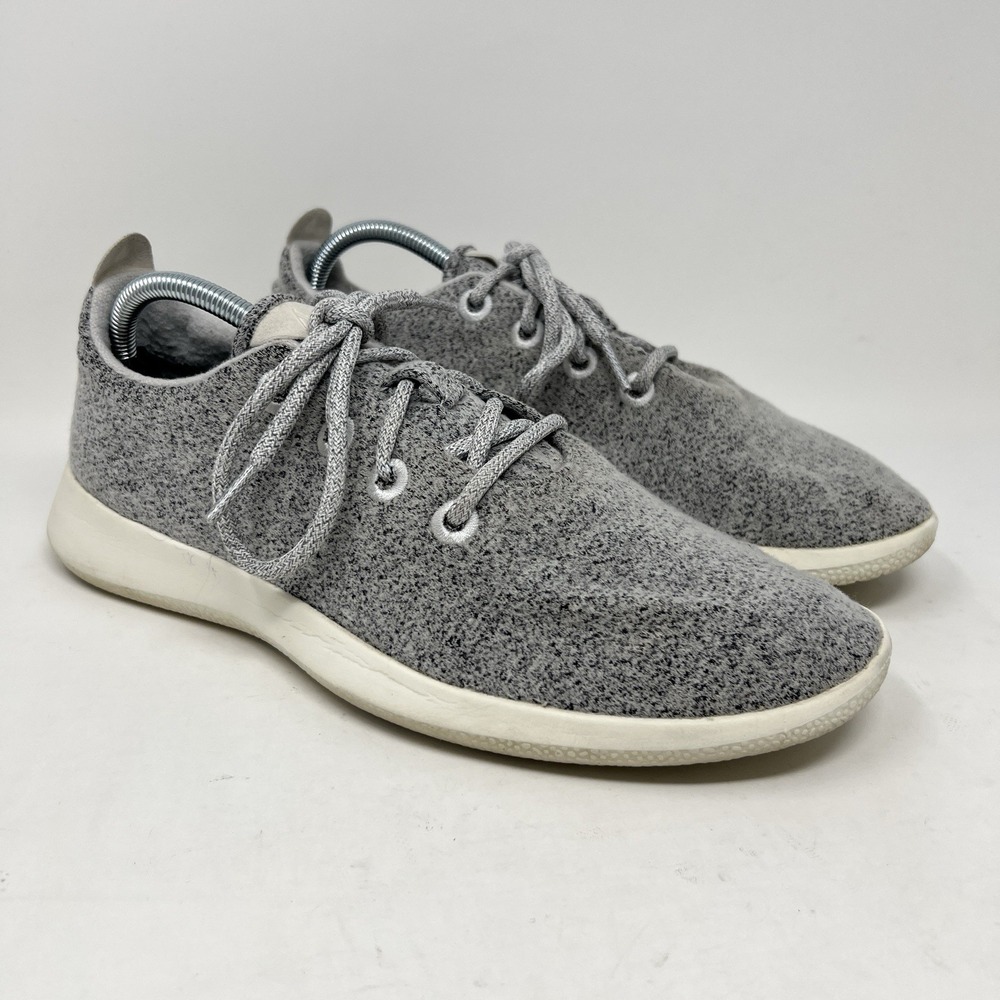Allbirds Wool Runners Shoes Men's 10 Gray Lace Up Lightweight‎ Merino Athleisure